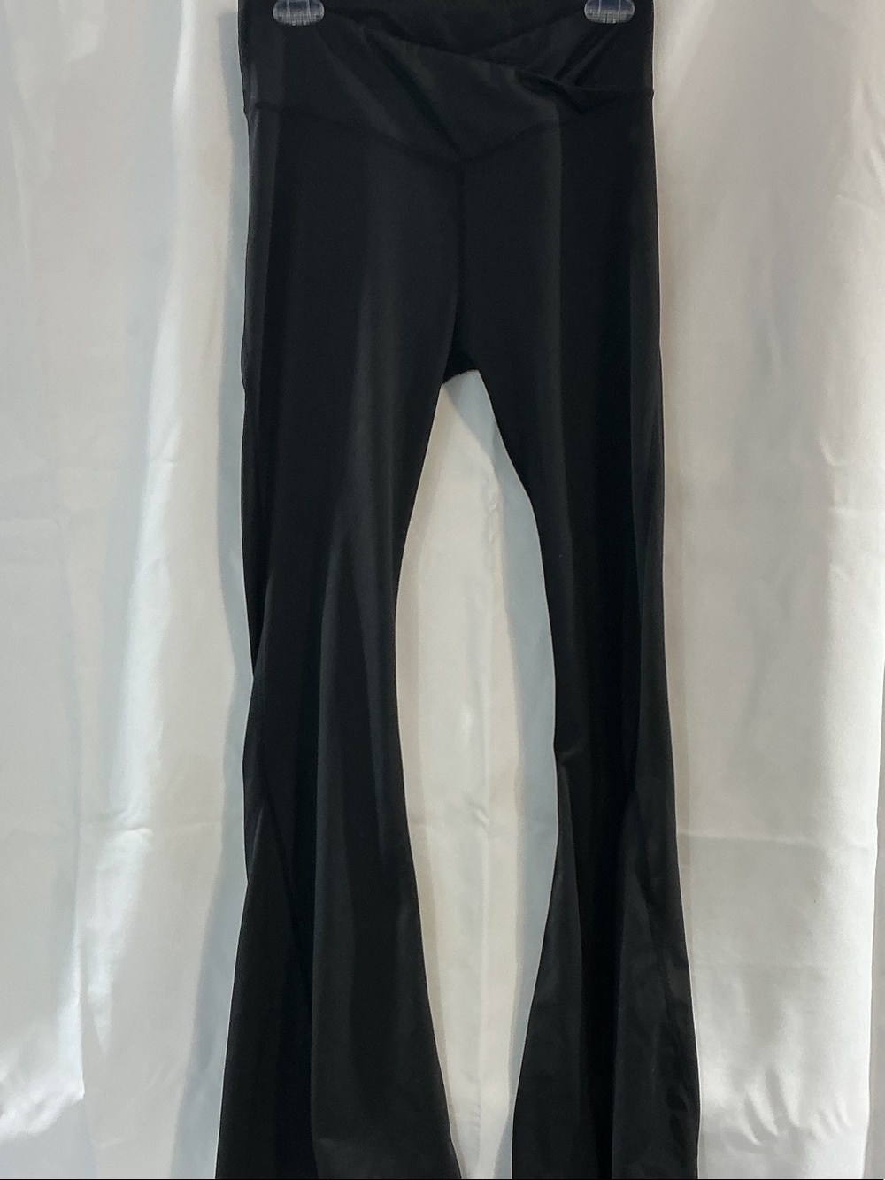 SHEIN Black High-Waist Flared Leggings